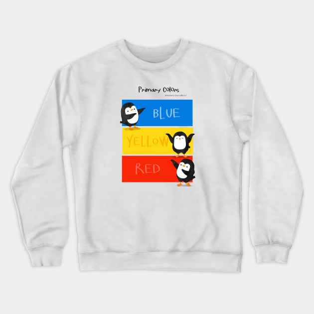 Primary Colors Crewneck Sweatshirt by thepenguinsfamily